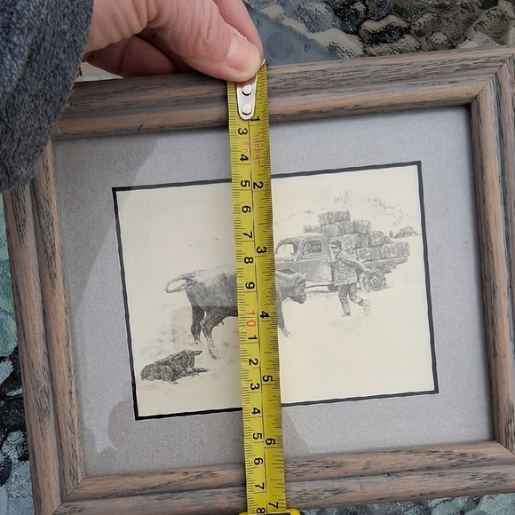 Greytak Mini-Images Rustic Double Framed Black & Gray Pencil Sketches - Picture 15 of 16